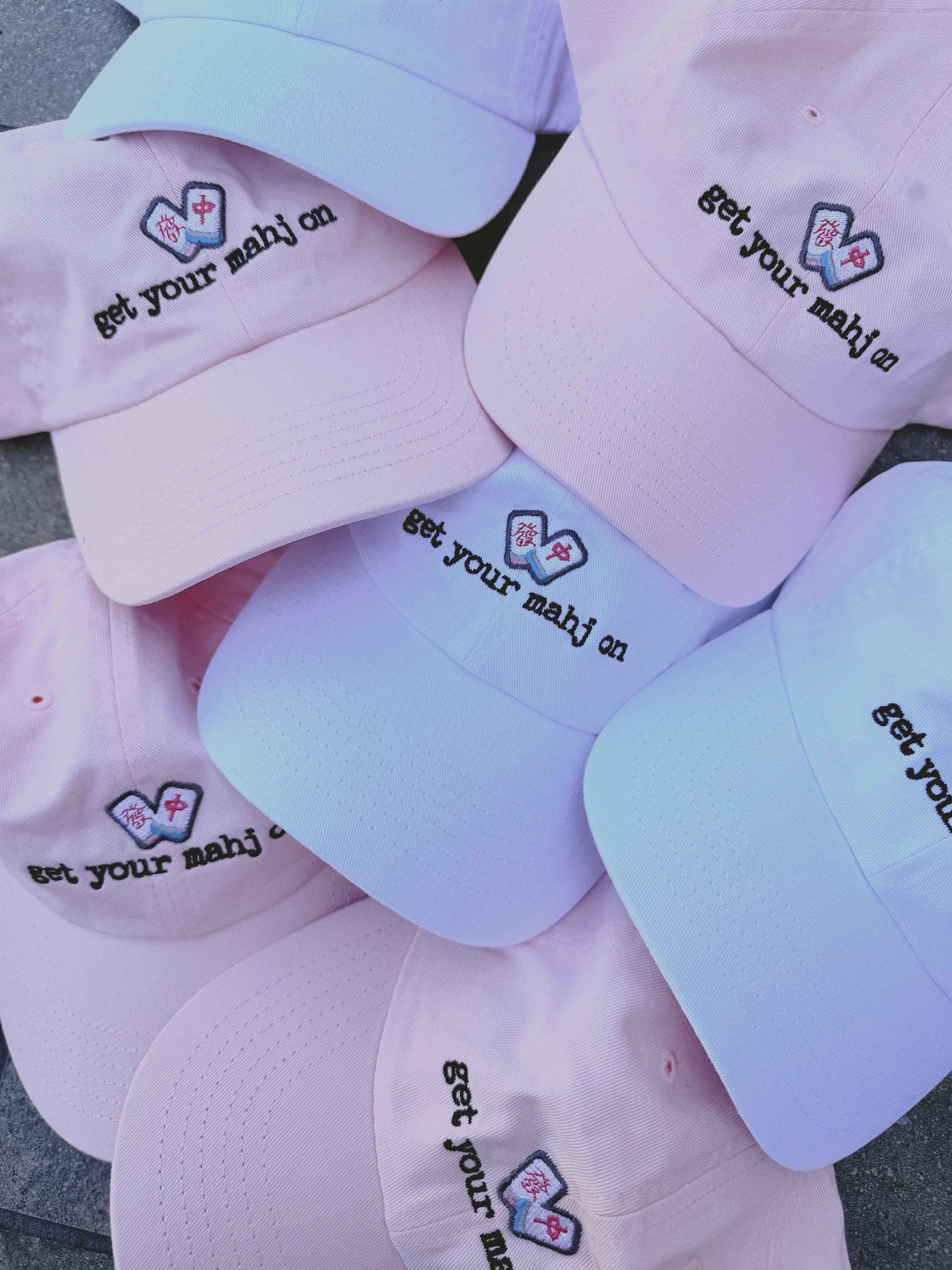 MAHJ ON ♡ embroidered dad hat