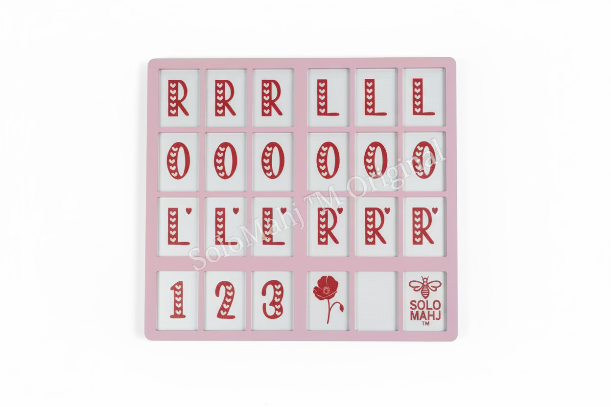 SoloMahj Board-Sweetheart Edition-Poppy