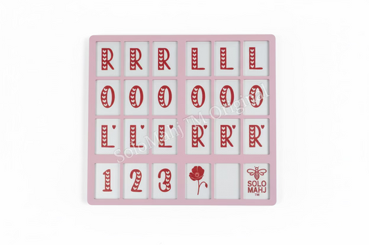 SoloMahj Board-Sweetheart Edition-Poppy
