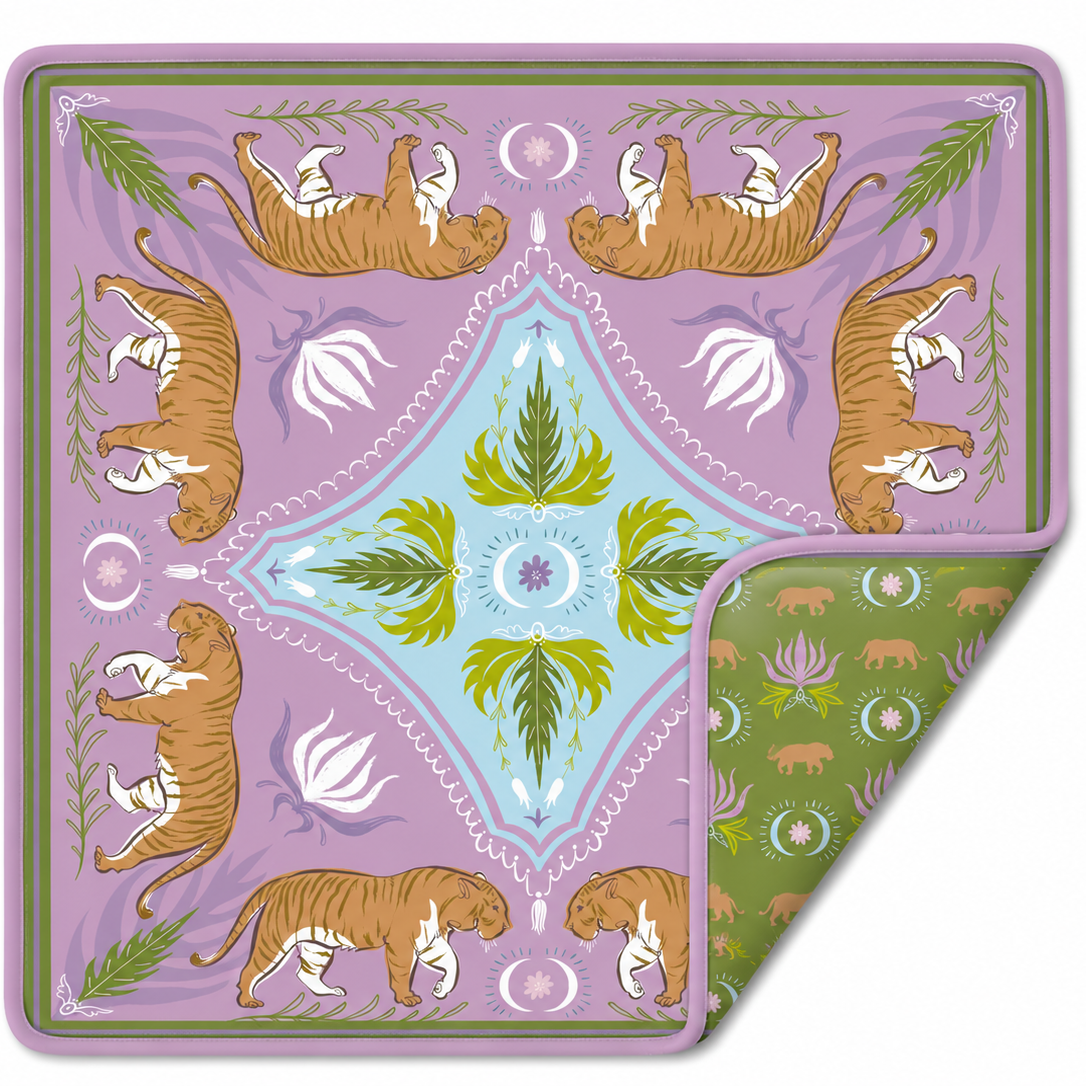 Moon Tiger Double-Sided Mahjong Mat (Preorder)