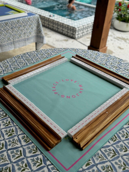 Peace Love Mahjong - Mahjong Racks & Pushers (Set of 4)