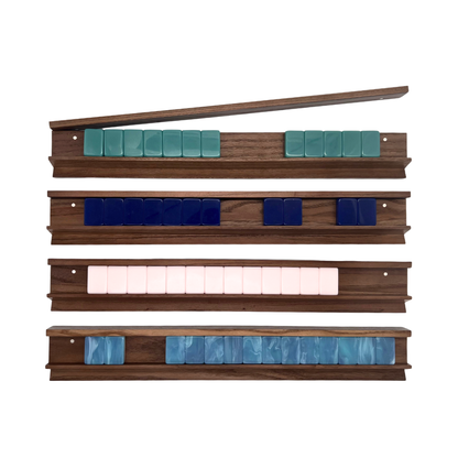 Walnut Racks & Pushers - 19" Long