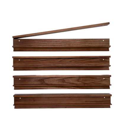 Walnut Racks & Pushers - 19" Long