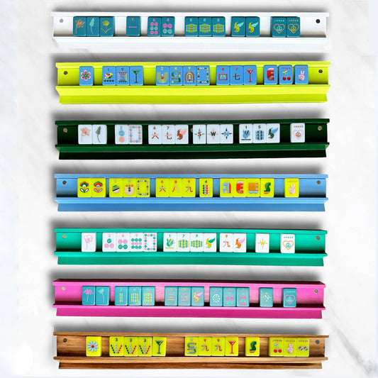 Peace Love Mahjong - Mahjong Racks & Pushers (Set of 4)