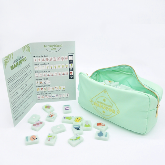 Middle & Main Mahjong - Barrier Island Tiles- A Southern Shoreline Mahjong Set