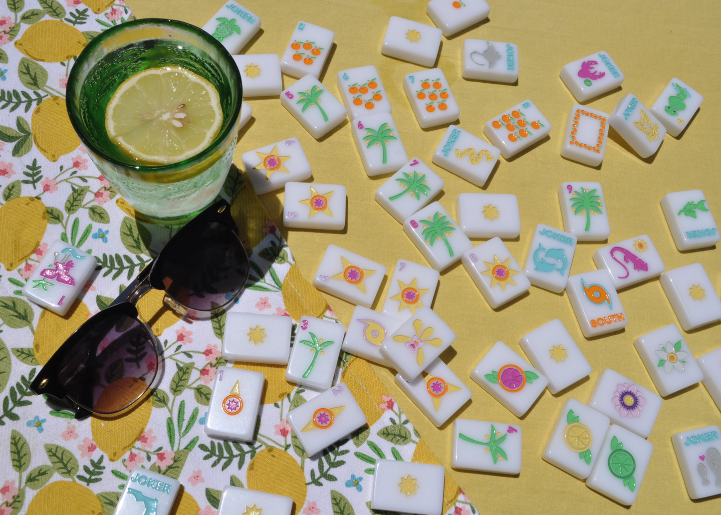 Middle & Main Mahjong - "Sunshine Tiles" FL Inspired Mahjong Set