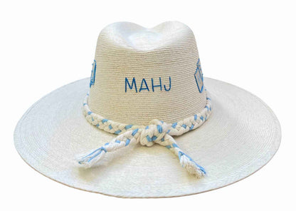 MAHJ BLUE  PALM HAT