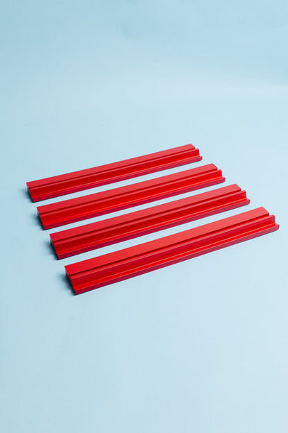Mahjong Racks (4) - Wooden with Magnetic Pushers