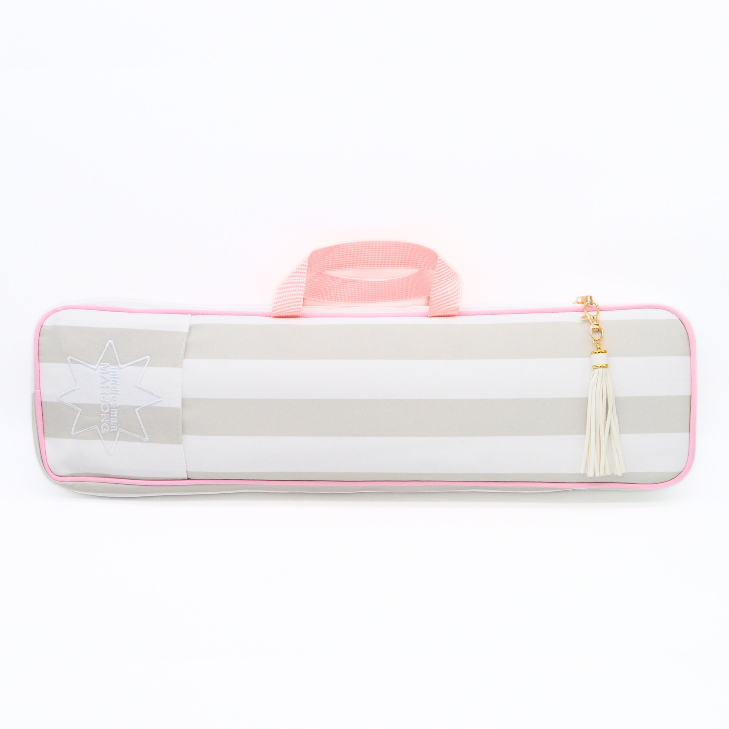 Traveling Tiles Mahjong Rack Bag (Grounded Grey) - Bam & Bloom