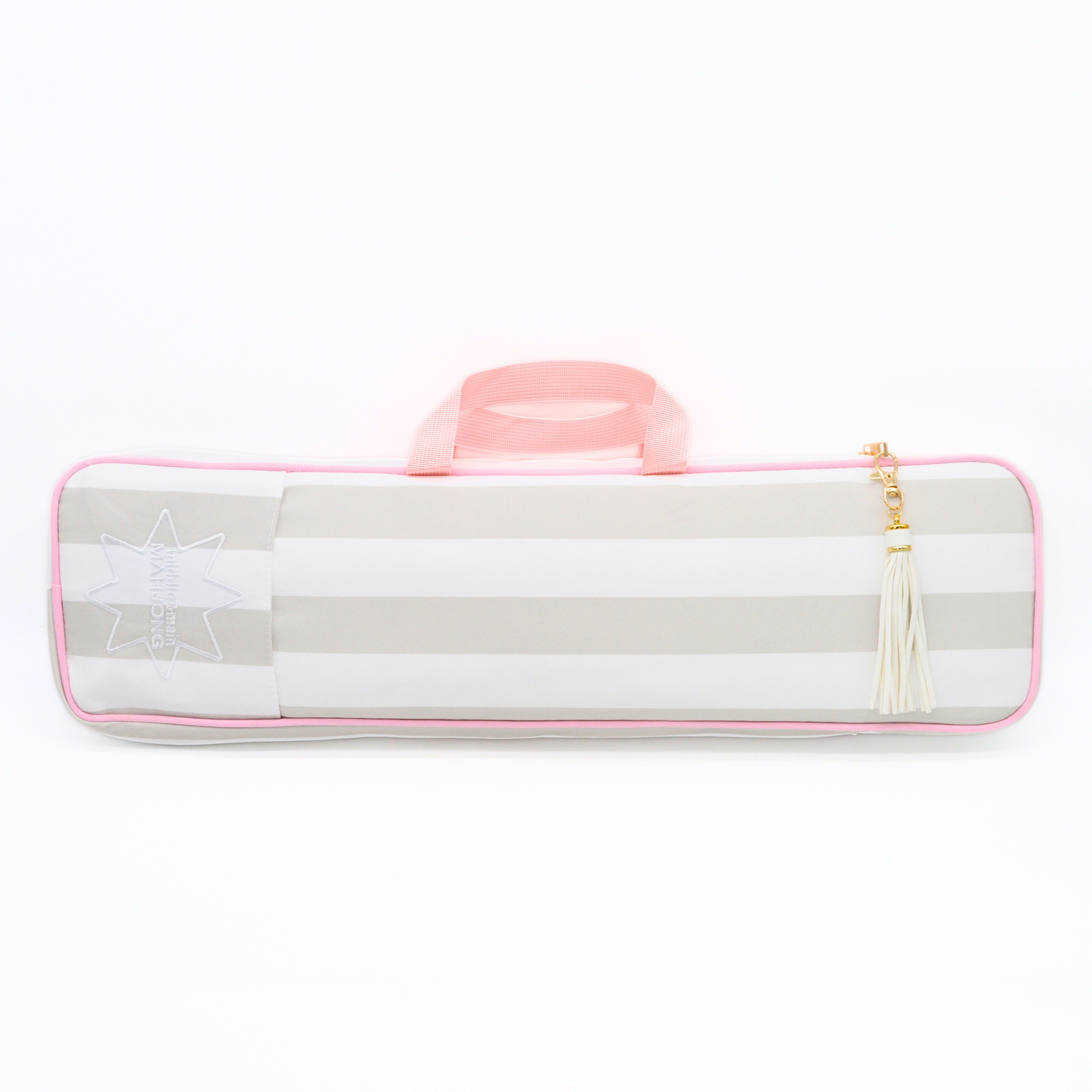 Traveling Tiles Mahjong Rack Bag (Grounded Grey) - Bam & Bloom