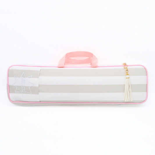 Traveling Tiles Mahjong Rack Bag (Grounded Grey) - Bam & Bloom