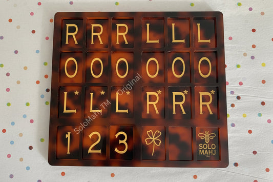 SoloMahj Board-Special Edition-Tortoise- Clover