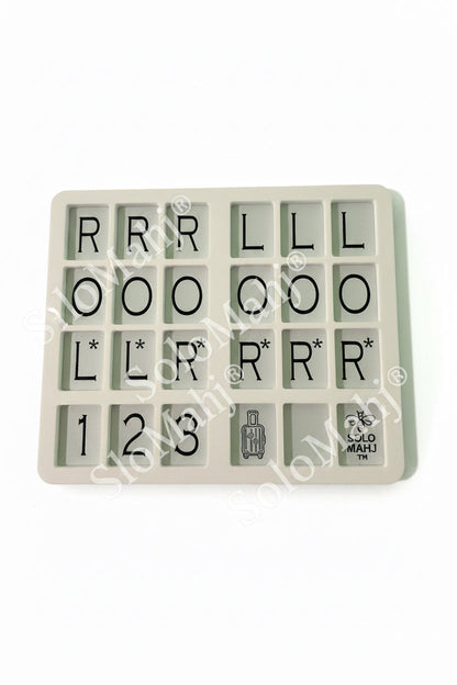 SoloMahj JetSetter Board – Ultra-Portable Solitaire Mahjong for Tiny Tiles
