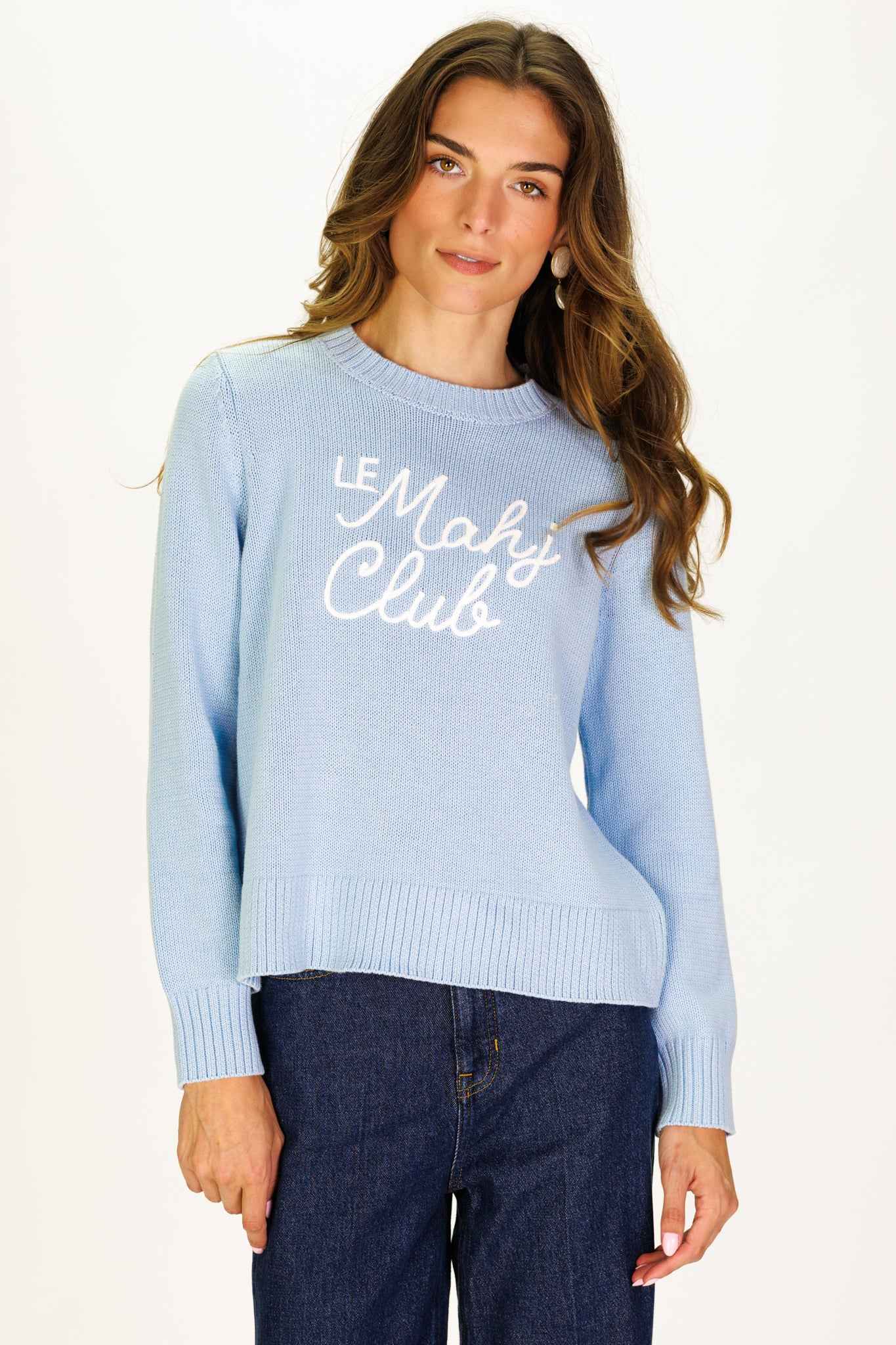 Duffield Lane x Holy Mahj Le Mahj Club Crew Neck Sweater