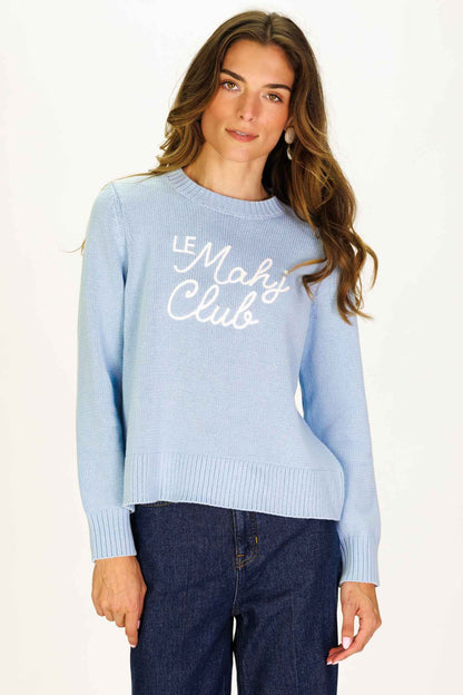 Duffield Lane x Holy Mahj Le Mahj Club Crew Neck Sweater