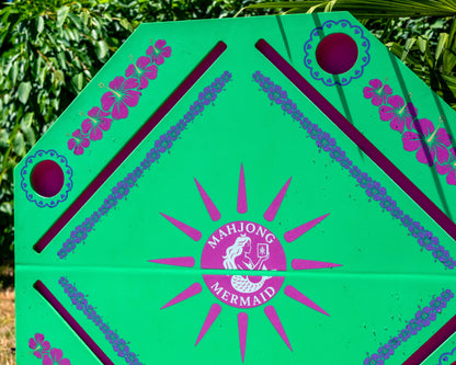 Classic Mermaid Mahj Mat – Green