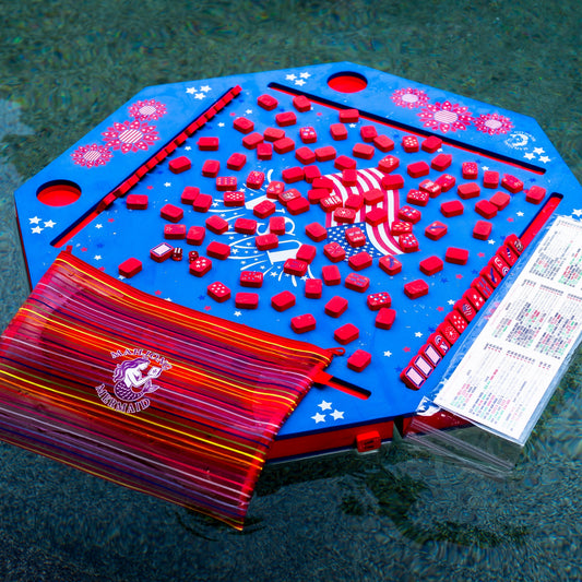 Bundle - True Blue Patriotic Mat & Summer Celebration Tile Set