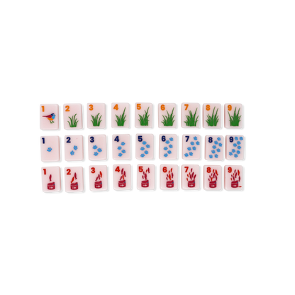 Cat Lady Rose Mahjong Tile Set