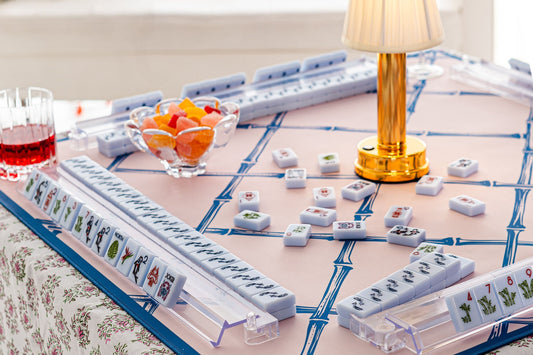 The Chinoiserie Set – Mahjong Tiles: Breezy Blue