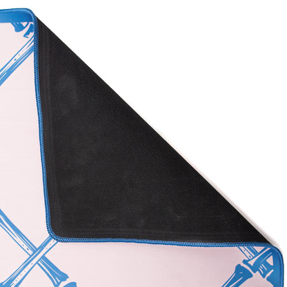 MAHJONG GAME MAT: TRELLIS IN PETAL PINK
