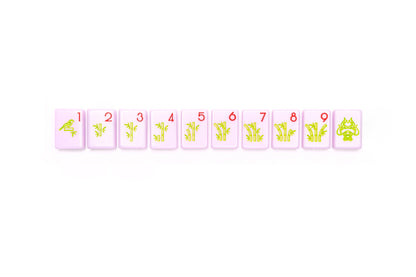 THE CHINOISERIE SET -  MAHJONG TILES: LUXE LILAC