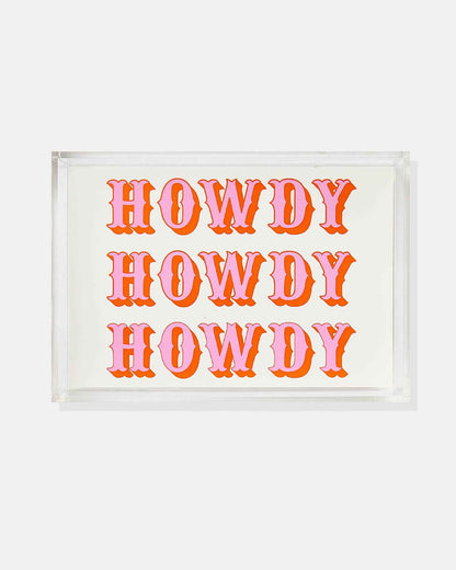 Howdy Small Tray