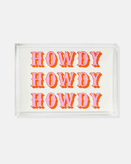 Howdy Small Tray
