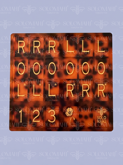 SoloMahj Poppy Board – Tortoise Special Edition (Large Tiles)