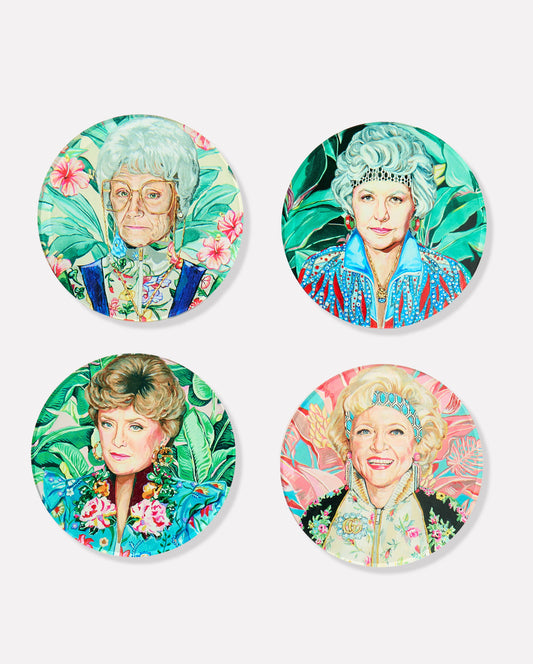 Golden Gals (Set of 4) Coasters