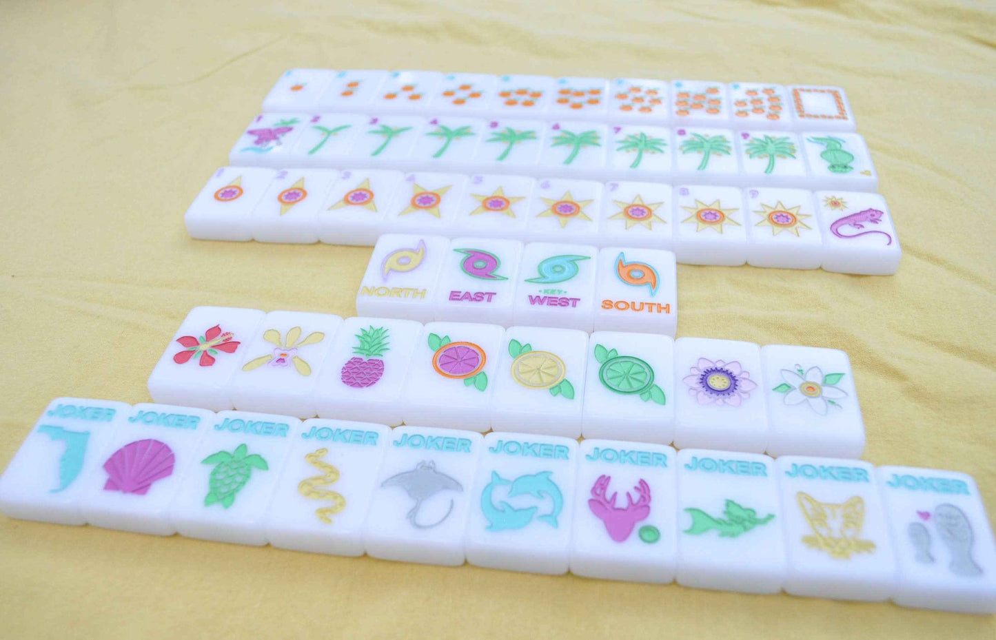 Middle & Main Mahjong - "Sunshine Tiles" FL Inspired Mahjong Set