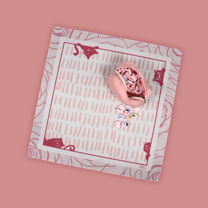 Cat Scratch Mahjong Mat