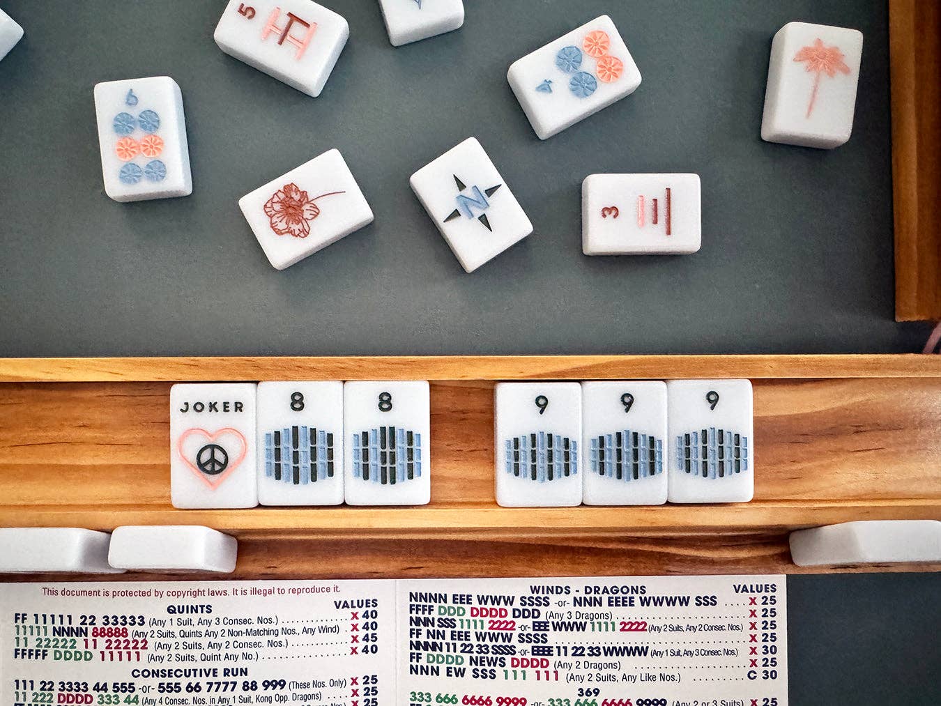 Peace Love Mahjong - OG Mahj Tiles - Desert Dreams Tiles