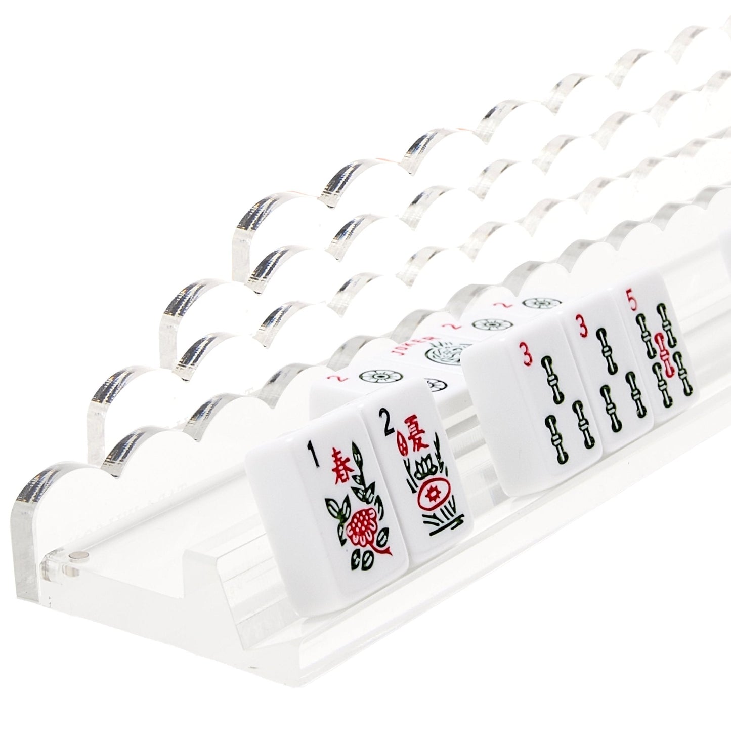 Clear Acrylic Mahjong Racks