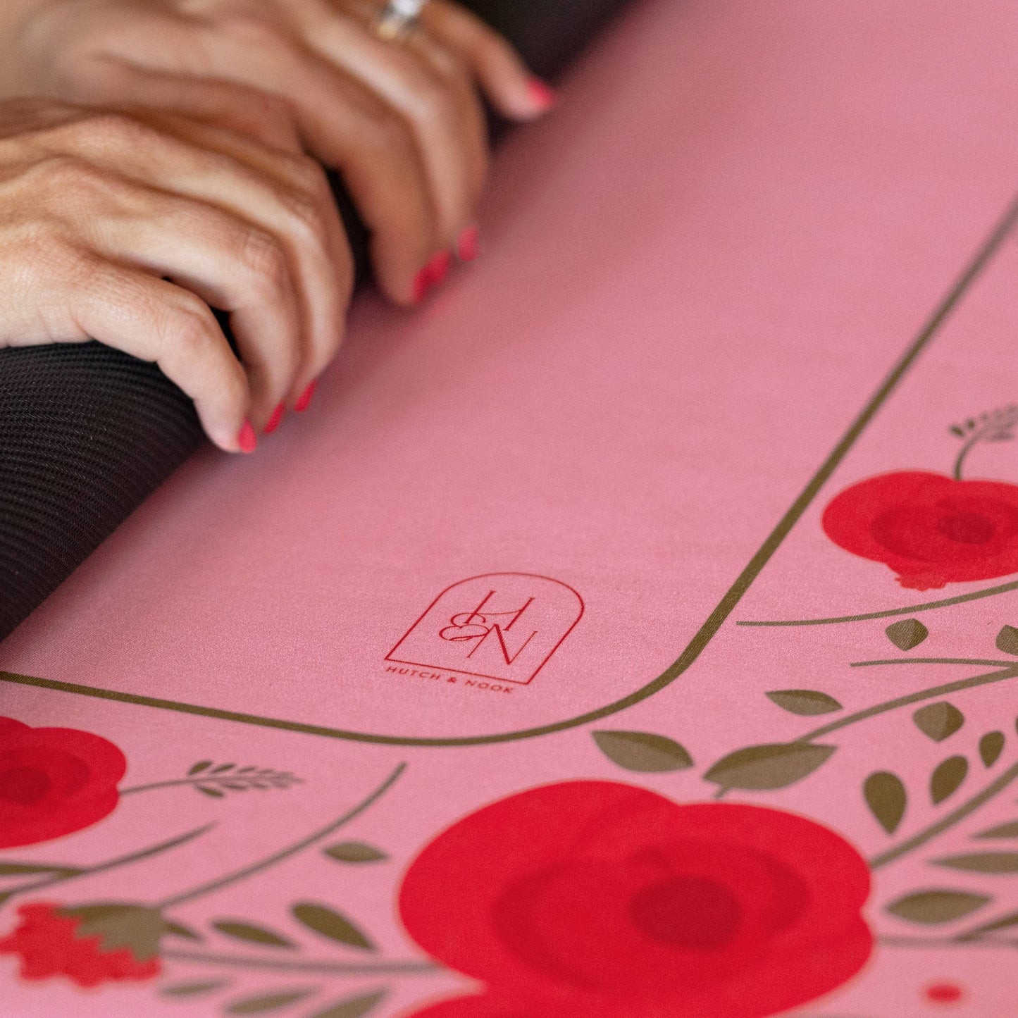 Hutch and Nook - Pink Rose Mat
